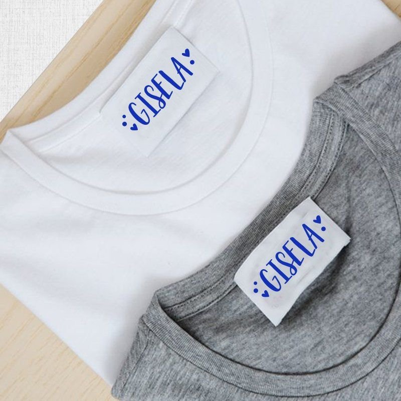Textil-Schriftzug auf T-Shirt