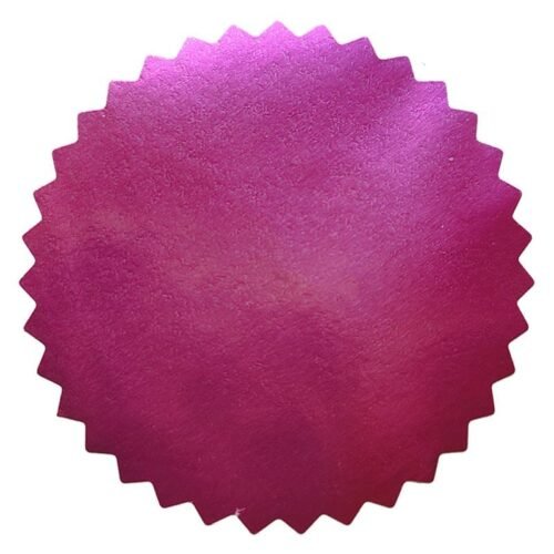 Rosa Relief-Aufkleber mit Trockenprägung